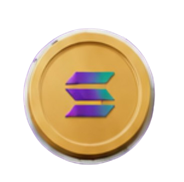 Solana coin sticker